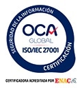 Empresa certificada en ISO 27001